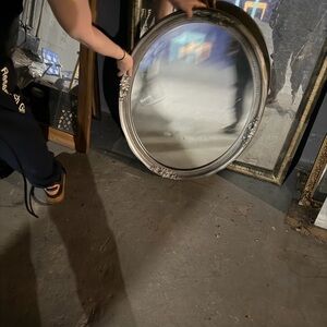 Elegant Silver Wall Mirror